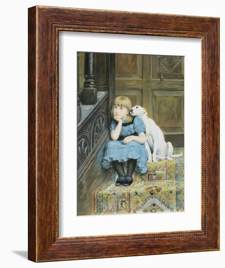 Sympathy-Briton Rivière-Framed Giclee Print