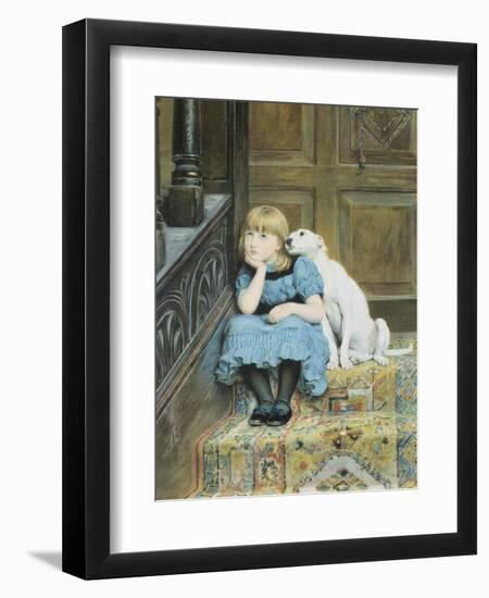 Sympathy-Briton Rivière-Framed Giclee Print