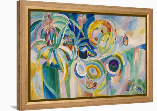 Symphonie colorée-Robert Delaunay-Framed Premier Image Canvas