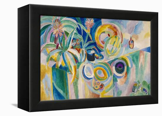 Symphonie colorée-Robert Delaunay-Framed Premier Image Canvas