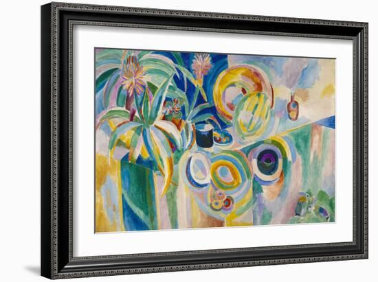 Symphonie colorée-Robert Delaunay-Framed Giclee Print