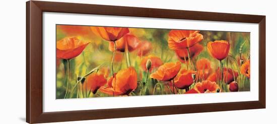 Symphonie de coquelicots-Pierre Viollet-Framed Art Print