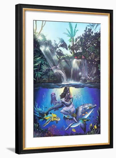 Symphony Beneath the Sea-Scott Westmoreland-Framed Art Print