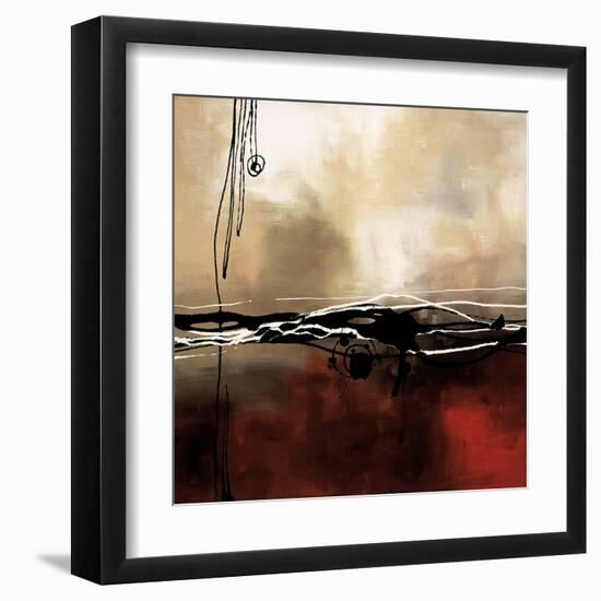 Symphony in Red and Khaki I-Laurie Maitland-Framed Art Print