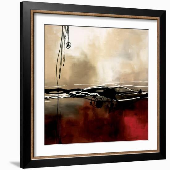 Symphony in Red and Khaki I-Laurie Maitland-Framed Art Print