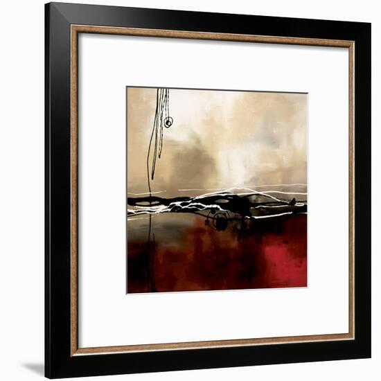 Symphony in Red and Khaki I-Laurie Maitland-Framed Premium Giclee Print