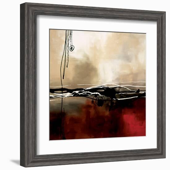 Symphony in Red and Khaki I-Laurie Maitland-Framed Art Print