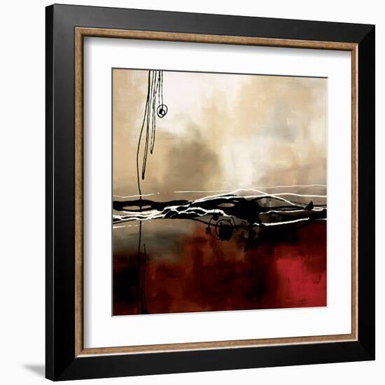 Symphony in Red and Khaki I-Laurie Maitland-Framed Art Print