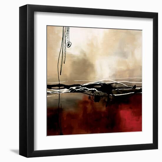 Symphony in Red and Khaki I-Laurie Maitland-Framed Art Print