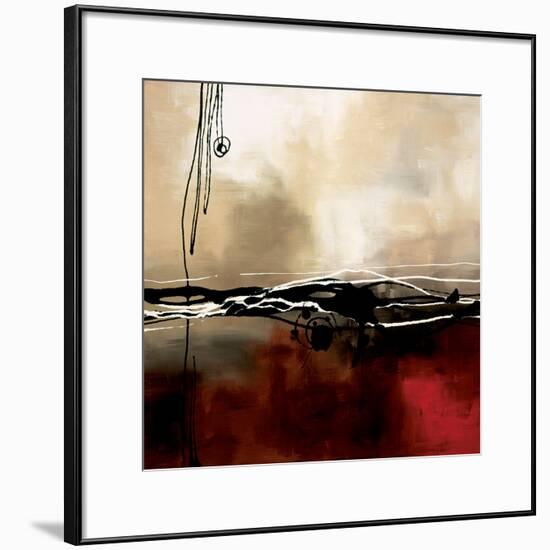 Symphony in Red and Khaki I-Laurie Maitland-Framed Premium Giclee Print