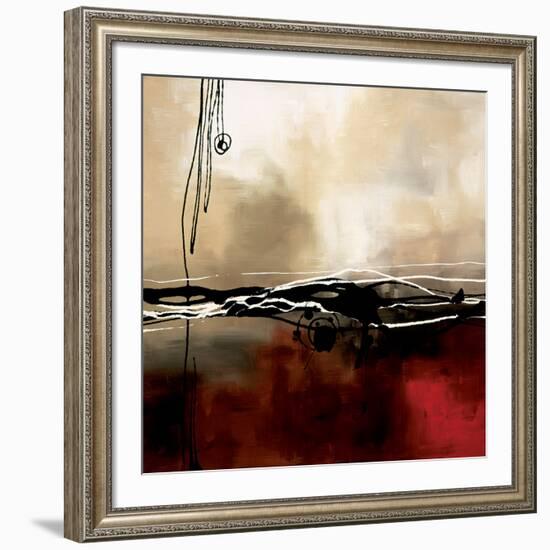 Symphony in Red and Khaki I-Laurie Maitland-Framed Premium Giclee Print