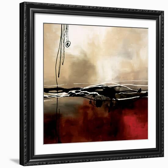 Symphony in Red and Khaki I-Laurie Maitland-Framed Premium Giclee Print