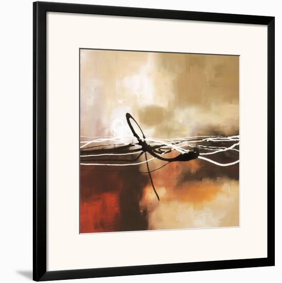 Symphony in Red and Khaki II-Laurie Maitland-Framed Art Print