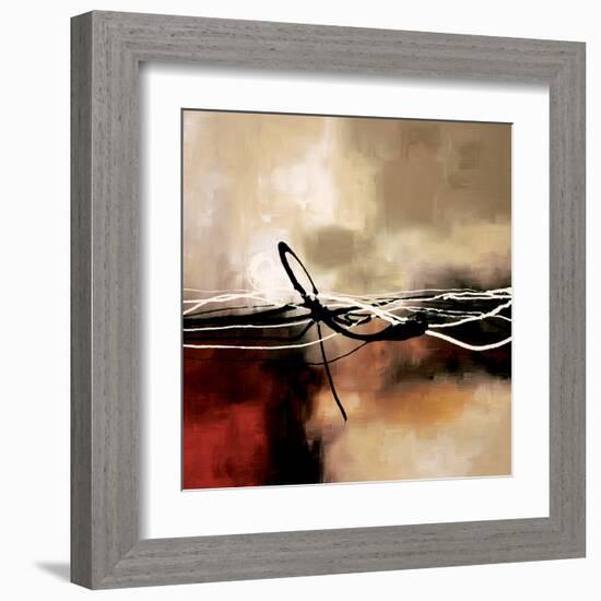 Symphony in Red and Khaki II-Laurie Maitland-Framed Art Print