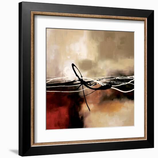 Symphony in Red and Khaki II-Laurie Maitland-Framed Art Print