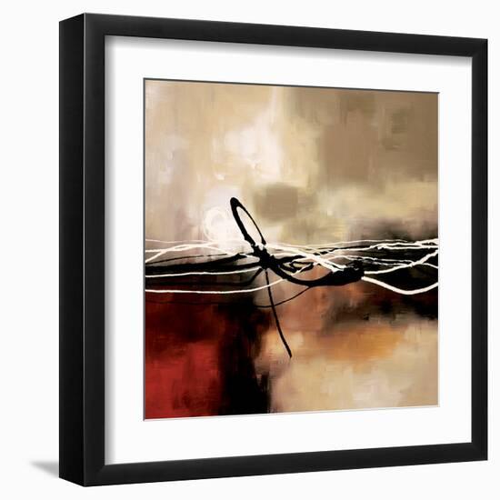 Symphony in Red and Khaki II-Laurie Maitland-Framed Art Print