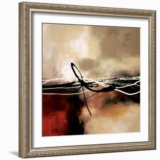 Symphony in Red and Khaki II-Laurie Maitland-Framed Art Print