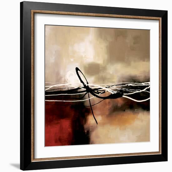 Symphony in Red and Khaki II-Laurie Maitland-Framed Art Print