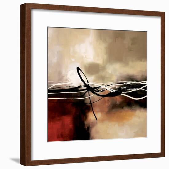 Symphony in Red and Khaki II-Laurie Maitland-Framed Art Print