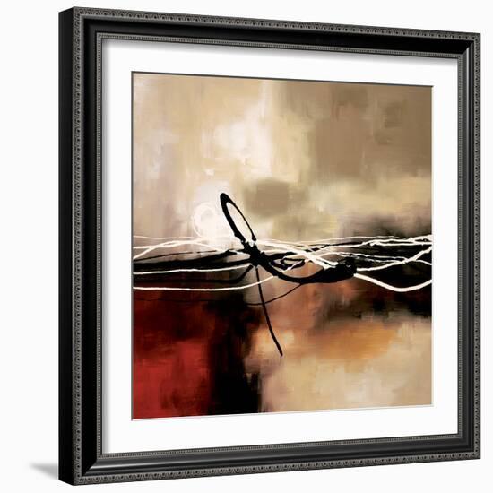 Symphony in Red and Khaki II-Laurie Maitland-Framed Art Print