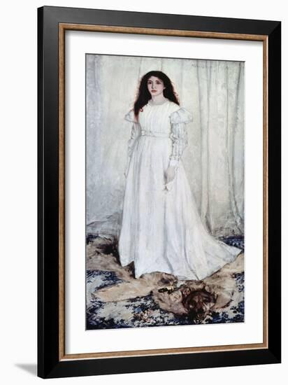 Symphony in White, No. 1: the White Gir-James Abbott McNeill Whistler-Framed Giclee Print