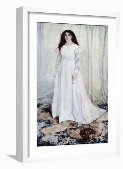 Symphony in White, No. 1: the White Gir-James Abbott McNeill Whistler-Framed Giclee Print