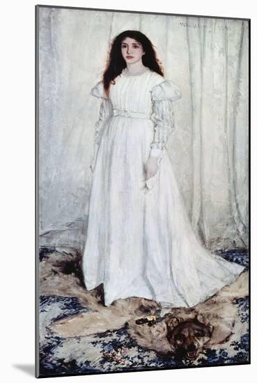 Symphony in White, No. 1: the White Gir-James Abbott McNeill Whistler-Mounted Giclee Print