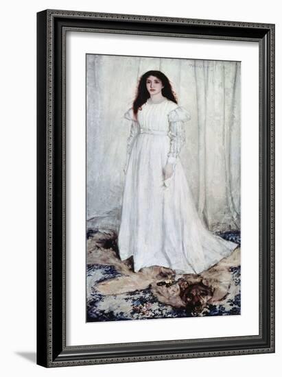 Symphony in White, No. 1: the White Gir-James Abbott McNeill Whistler-Framed Giclee Print