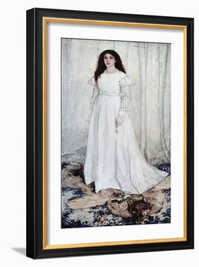 Symphony in White, No. 1: the White Gir-James Abbott McNeill Whistler-Framed Giclee Print