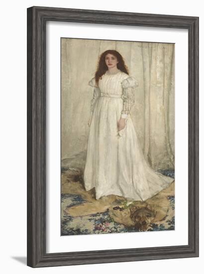 Symphony in White, No. 1: the White Girl, 1862-James Abbott McNeill Whistler-Framed Giclee Print