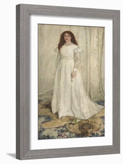 Symphony in White, No. 1: the White Girl, 1862-James Abbott McNeill Whistler-Framed Giclee Print