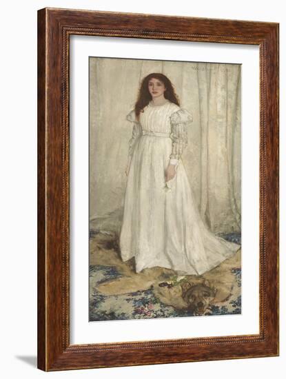 Symphony in White, No. 1: the White Girl, 1862-James Abbott McNeill Whistler-Framed Giclee Print