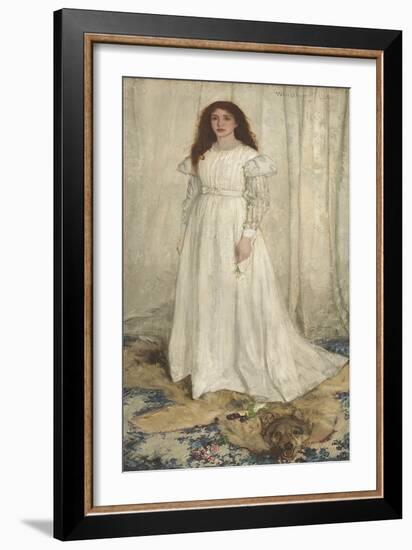 Symphony in White, No. 1: the White Girl, 1862-James Abbott McNeill Whistler-Framed Giclee Print