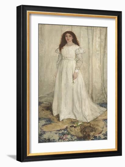 Symphony in White, No. 1: the White Girl, 1862-James Abbott McNeill Whistler-Framed Giclee Print