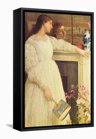 Symphony in White No. 2, Girls in White-James Abbott McNeill Whistler-Framed Stretched Canvas