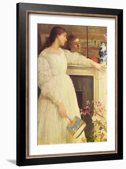 Symphony in White No. 2, Girls in White-James Abbott McNeill Whistler-Framed Art Print