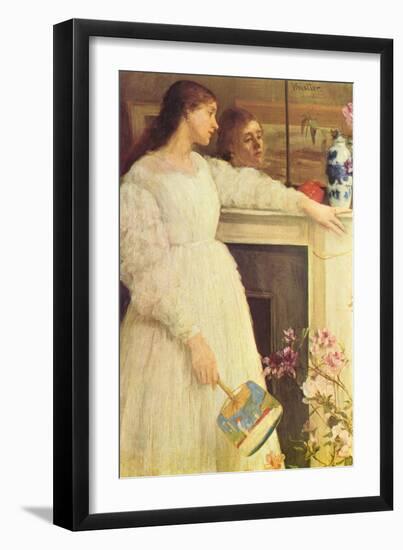 Symphony in White No. 2, Girls in White-James Abbott McNeill Whistler-Framed Art Print