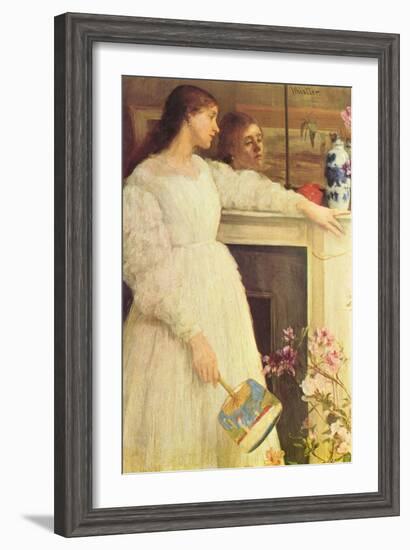 Symphony In White No. 2, Girls In White-James Abbott McNeill Whistler-Framed Art Print