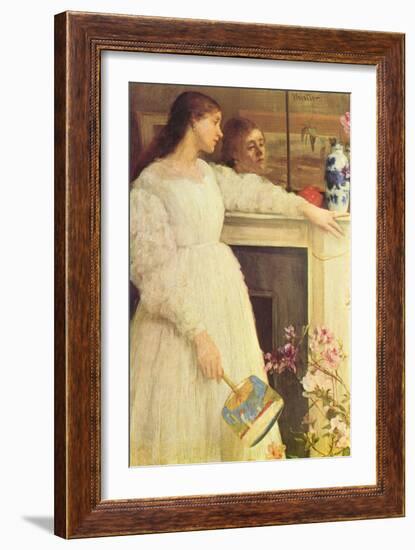 Symphony In White No. 2, Girls In White-James Abbott McNeill Whistler-Framed Art Print