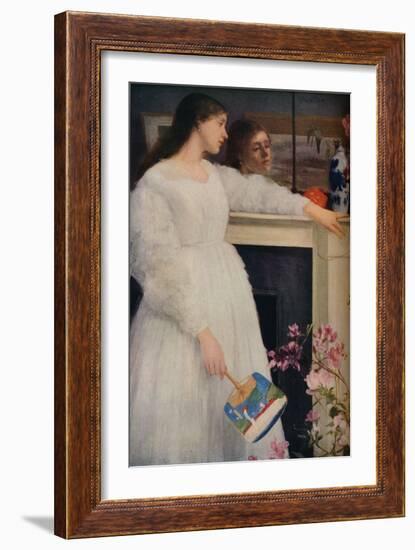 Symphony in White, No. 2: the Little White Girl, (1864-6), 1937-James Abbott McNeill Whistler-Framed Giclee Print