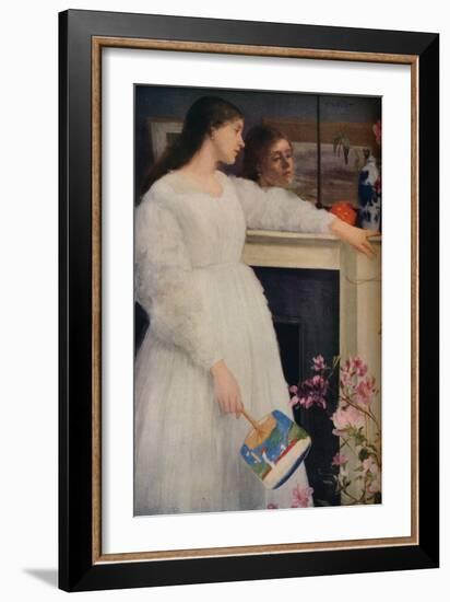 Symphony in White, No. 2: the Little White Girl, (1864-6), 1937-James Abbott McNeill Whistler-Framed Giclee Print