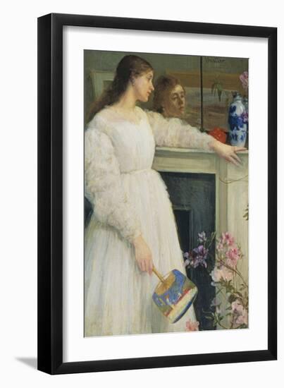 Symphony in White, No. 2: The Little White Girl-James Abbott McNeill Whistler-Framed Giclee Print