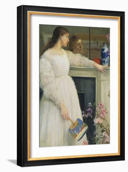 Symphony in White, No. 2: The Little White Girl-James Abbott McNeill Whistler-Framed Giclee Print