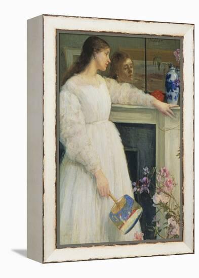 Symphony in White, No. 2: The Little White Girl-James Abbott McNeill Whistler-Framed Premier Image Canvas