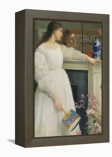 Symphony in White, No. 2: The Little White Girl-James Abbott McNeill Whistler-Framed Premier Image Canvas