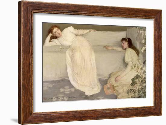 Symphony in White, No. III, 1865-7-James Abbott McNeill Whistler-Framed Giclee Print