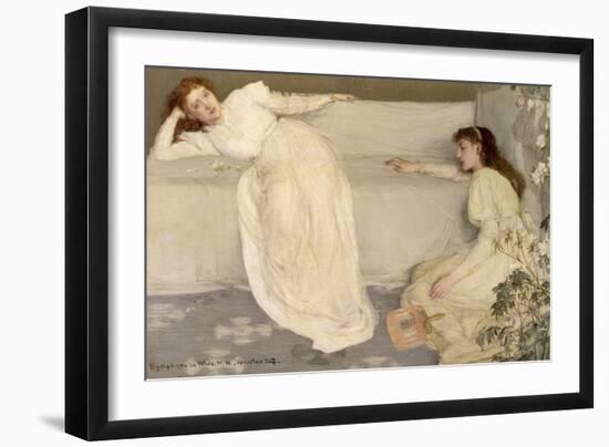 Symphony in White, No. III, 1865-7-James Abbott McNeill Whistler-Framed Giclee Print