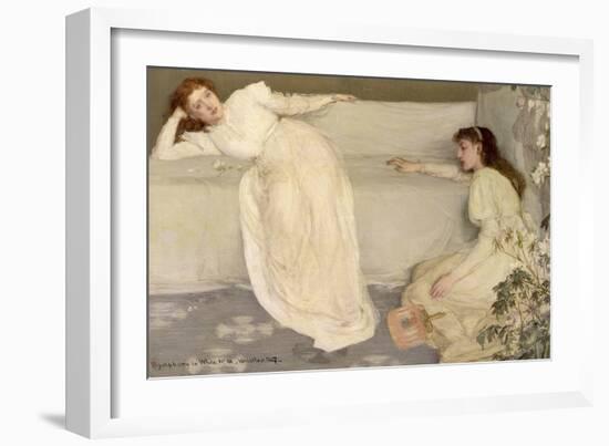 Symphony in White, No. III, 1865-7-James Abbott McNeill Whistler-Framed Giclee Print