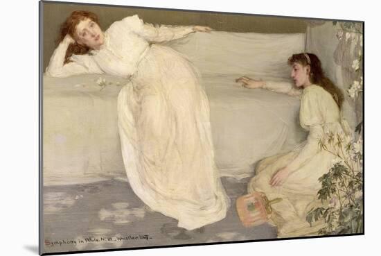 Symphony in White, No. III, 1865-7-James Abbott McNeill Whistler-Mounted Giclee Print