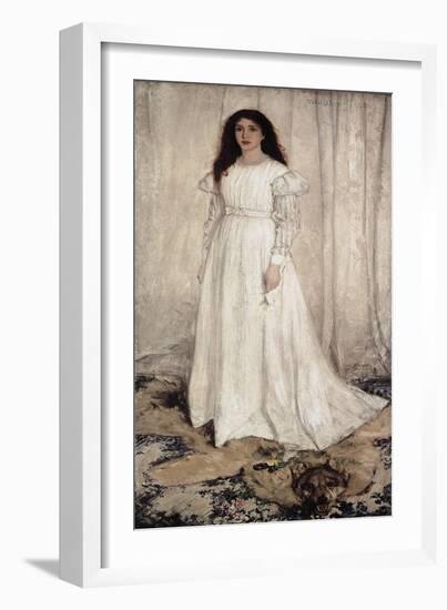 Symphony in White, No-James Abbott McNeill Whistler-Framed Art Print